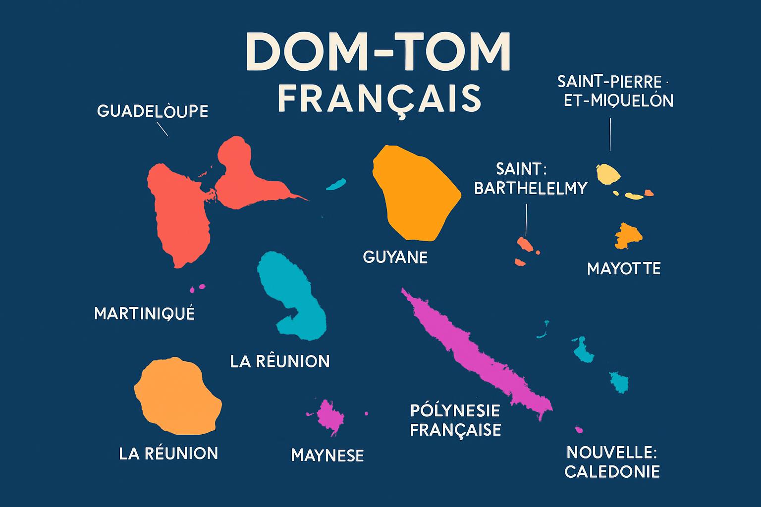 Carte DOM-TOM