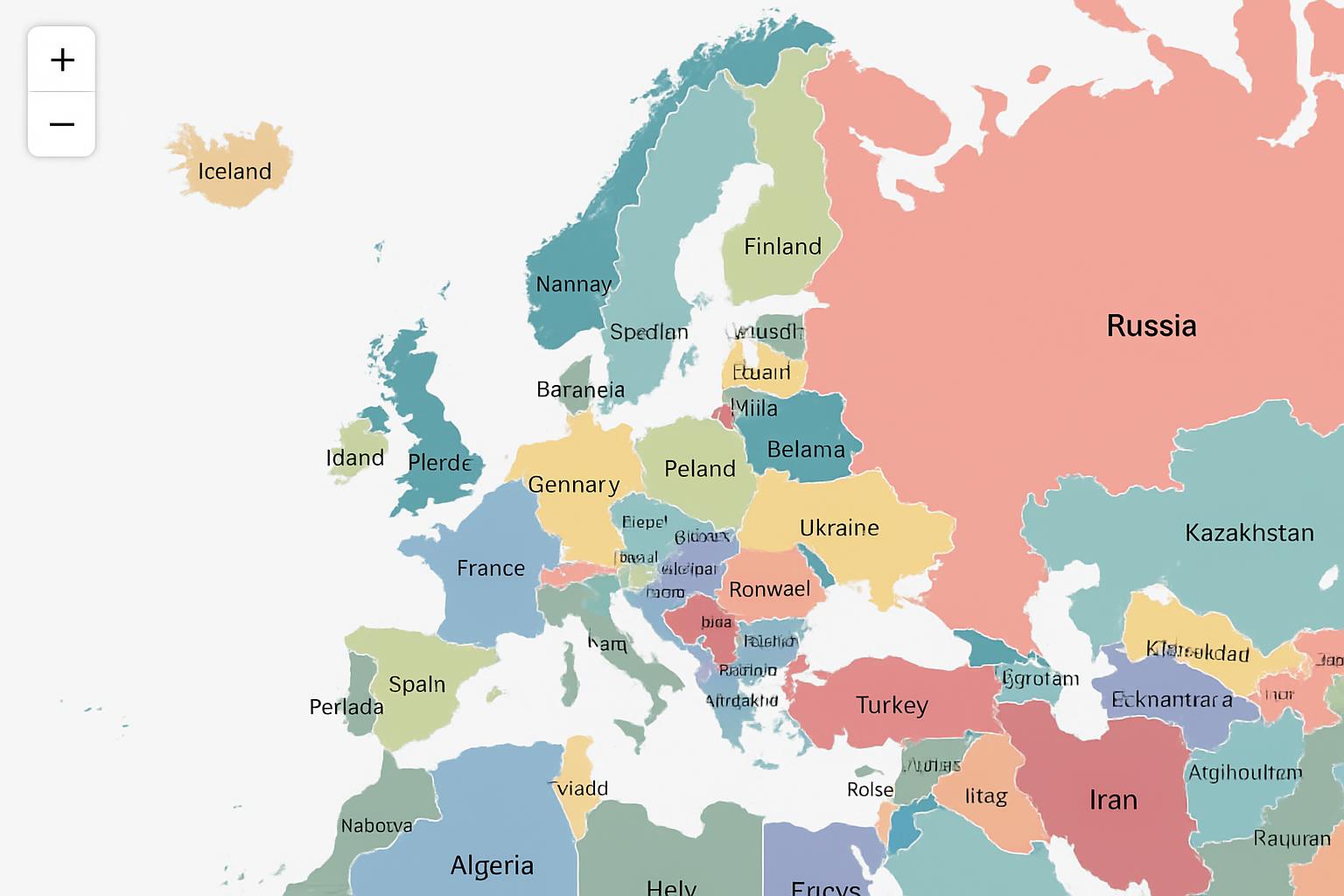 Carte Europe
